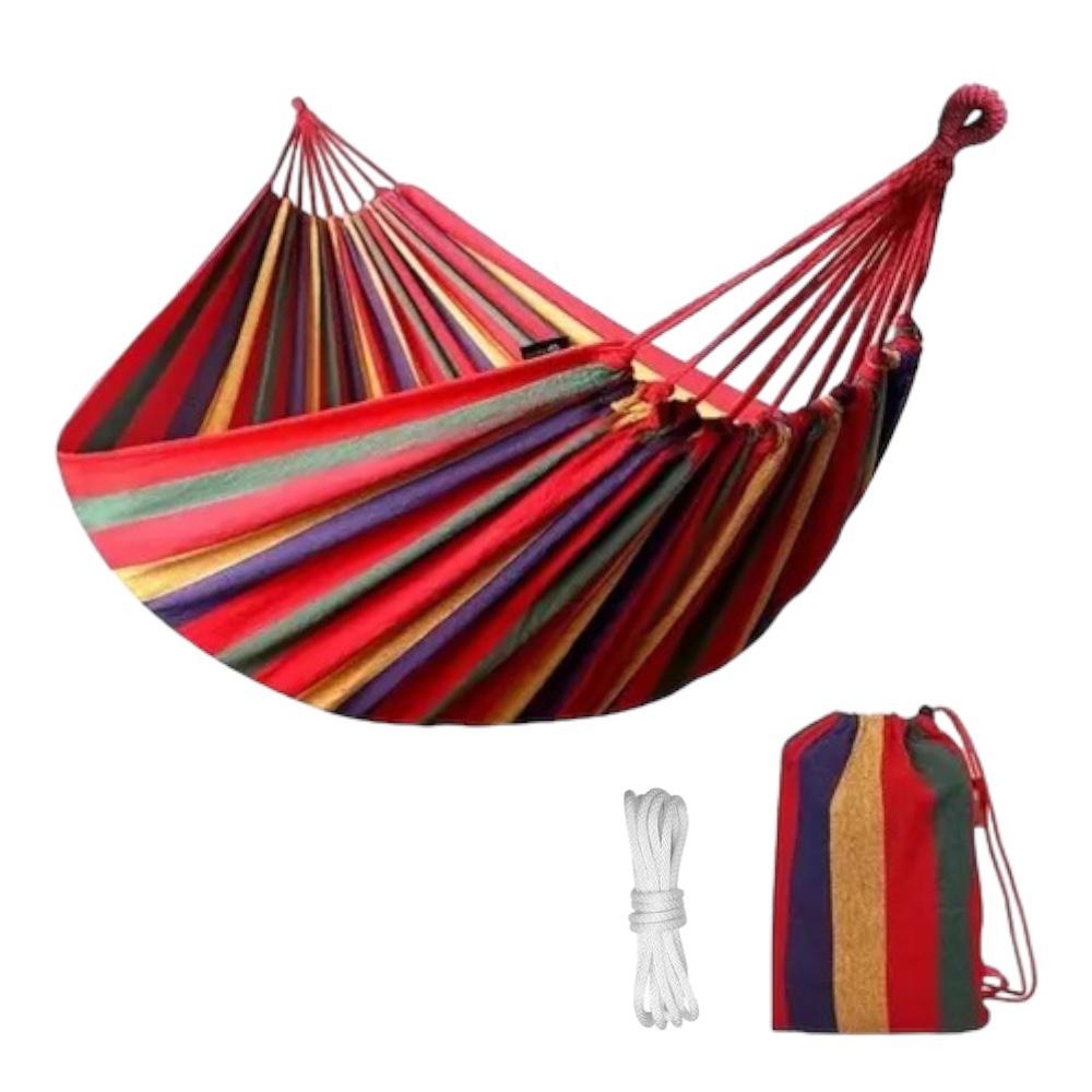 Hamaca Colgante Camping 75x195 cm – Descansa donde quieras, porque te lo mereces