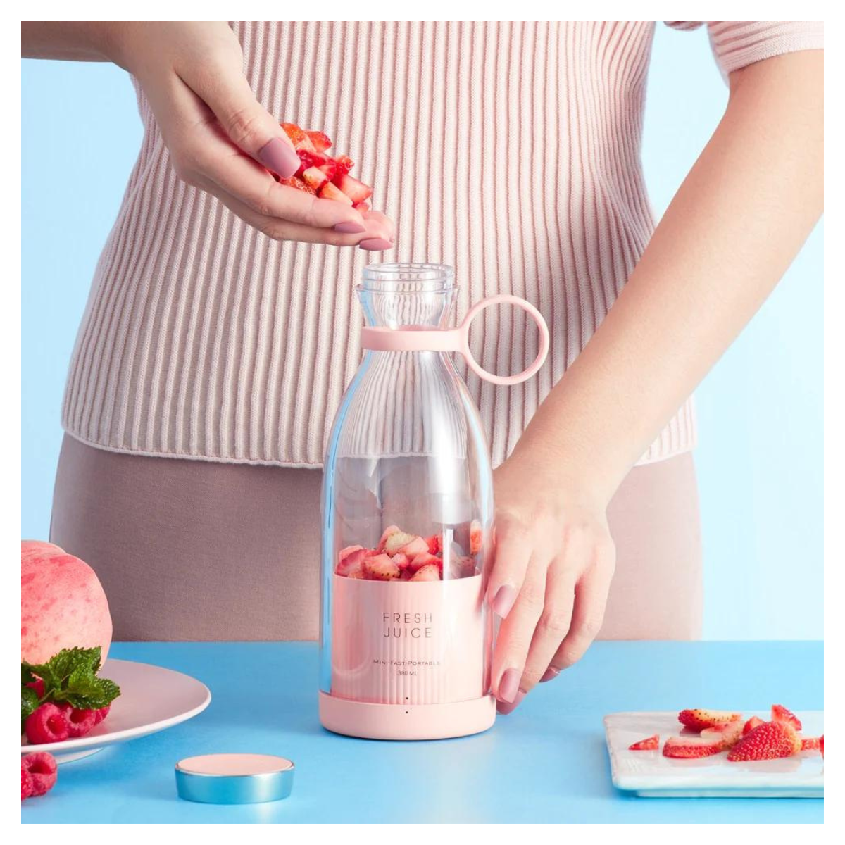 Batidora Portátil Juice 350 ml – Hidratación y bienestar en tus manos